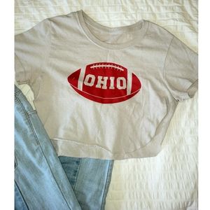 Ohio Football Gameday Crop Top